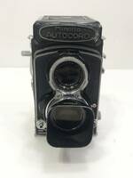 MINOLTA ミノルタ AUTOCORD オートコード 前期 二眼レフ フィルムカメラ + VIEW ROKKOR F3.2 75mm CHIYOKO F3.5 75mm 現状品 AD137060