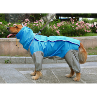 ☆ ブルー ☆ 24号 犬 レインコート 中型犬 通販 大型犬 ポンチョ 犬レインコート ペットレインコート 犬用 犬服 犬用レインコート 雨具