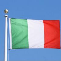 難有り　新品大判　イタリア国旗 米国 タペストリー ITALY　伊太利亜 150X90cm レストレラン