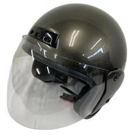 【即決】 ユニカー工業 BH-30G ジェットヘルメット フリーサイズ グレー系 灰系 8548-100