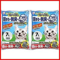 猫砂 クリーン&フレッシュ Ag+ 脱臭効果 7L×2袋 (まとめ買い)