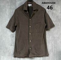 アバハウス　ABAHOUSE 半袖　シャツ　サイズ46 テンセル