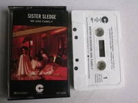 ◆カセット◆シスタースレッジ　SISTER SLEDGE WE ARE FAMILY 輸入版　中古カセットテープ多数出品中！