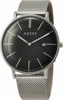 ADEXE アデクス 腕時計 クォーツ 正規輸入 シルバー黒2046A-T02