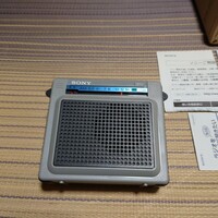  SONY AM ポータブルラジオ icr-s71 新品未使用　