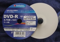 035◎Verbatimデータ用DVD-R 4.7GBディスク バラ売り３５枚