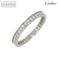 カルティエ Cartier バレリーナ #49 リング フル ダイヤ Pt プラチナ 指輪 Ballerine Ring【証明書付き】 90224414