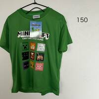 Minecraft マイクラ 半袖Tシャツ サイズ150 グリーン 半袖 Tシャツ 緑