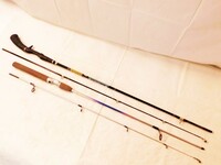 Y107★シマノ 他/釣り竿/2点セット/ツーピースロッド/ SHIMANO BASS ONE HG 2581-2/ OLYMPIC Lure Casting 195 TUCH&STYLISH/送料1200円〜