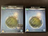 英国BBC製作 PLANET EARTH Ⅱ 4K UHD (HDR)＋ブルーレイ 4枚組 超美品 輸入盤 日本のプレイヤーで再生可能