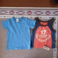 WASK/ワスク★タンクトップ＆Tシャツのセット　90ｃｍ