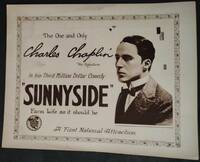 チャーリー・チャップリン1919年作品「サニーサイド」(Sunnyside)米国初版ロビータイトルカード