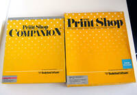 Apple II The Print ShopとCompanion / Broderbund Software社 中古品 日本語マニュアル付