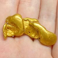 【激レア！特大】砂金　自然金　ゴールド　ナゲット　k22 Au96% 分析結果付 宝石 鉱物 Natural