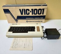 commodore コモドール VIC-1001 ホームコンピューター 通電確認のみ 箱つき レトロ 当時もの