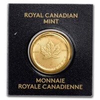 [保証書付き] (新品) カナダ「メイプルリーフ」純金 1グラム 金貨・保証番号付き