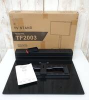 汎用　テレビスタンド　TVSTAND 　テレビ壁寄せスタンド＊MODEL TF-2003 　YL2204＊32-65インチ対応　VESA規格 ＊硝子天板台座＊元箱あり