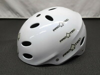 PROTEC プロテック ヘルメット ホワイト XLサイズ 59-60㎝ 管理6R0401A-D3