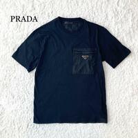 【極美品】 PRADA テクニカル Tシャツ トライアングル ブラック XS