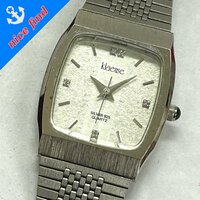 ◆クロイゼ klaeuse◆KA-502 クォーツ 腕時計 レディース ウォッチ シルバー文字盤 SV925 ストーン5P 不動品