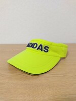 ＼送料込み！／【adidas】アディダス サンバイザー 蛍光イエロー 黄色 ゴルフウェア GOLF 帽子 スポーツ テニス