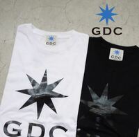 GDC プリントTシャツ ホワイト　Lサイズ　ラメ