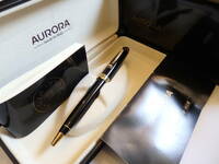 ◆【ほぼ未使用】アウロラ　８８ブラックGTツイスト式ボールペン　