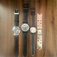 ★swatch swiss IRONY ALUMINIUM 電池交換済 クオーツ 腕時計 いろいろ４本【動作確認済】 