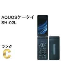AQUOSケータイ SH-02L ブラック docomo SIMフリー 4G対応 携帯電話 ワンセグ ガラホ本体 送料無料 H11