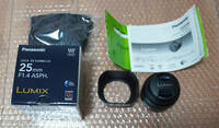 Panasonic LEICA DG SUMMILUX 25mm/F1.4 ASPH. H-X025 美品
