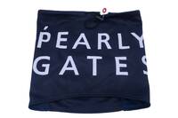 【美品】PEARLY GATES(パーリーゲイツ) ネックカバー 紺 レディース フリーサイズ 053-0184576 ゴルフ用品 2404-0079