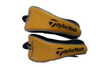 TaylorMade(テーラーメイド) ヘッドカバー2点セット 黄色黒 UT用 ゴルフ用品 2404-0601