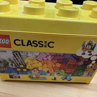 LEGO コンテナ　ケースのみ　箱　黄色　ボックス　Box 空箱　収納　レゴ