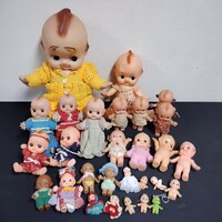 NR1221 キューピー キューピー人形 まとめ 人形 おもちゃ ソフビ レトロ 当時物 コレクション 洋服 着せ替え 和装 ドレス 天使 外国 