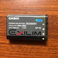 送料無料　満充電後電圧測定　NP-90 CASIO 純正品