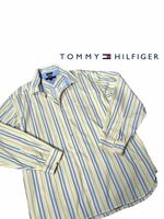 【希少サイズ 】新品同様◆TOMMY HILFIGER トミーヒルフィガー ◆ 長袖 シャツ ドレスシャツカジュアルシャツ トップス サイズ 2XL