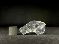月隕石 Bechar 006 Lunar メテオライト 月由来 隕石 3.8g 天然石 宇宙由来 パワーストーン 原石 鉱物標本 月の石 エンドカット美品