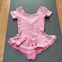チャコット レオタード スカート付 ピンク 半袖　サイズJUNIOR M