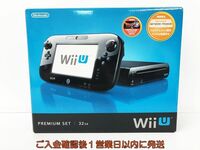 【1円】任天堂 WiiU 本体 セット 32GB ブラック ニンテンドーWii U 未検品ジャンク DC06-348jy/G4