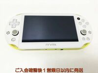 【1円】PSVITA 本体 ライムグリーン/ホワイト SONY PlayStation Vita PCH-2000 未検品ジャンク L01-438tm/F3