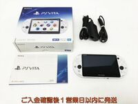【1円】PSVITA 本体 セット ホワイト SONY PlayStation Vita PCH-2000 初期化/動作確認済 L01-411tm/F3