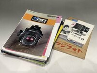 ＊民家整理品　昭和レトロ　カメラ関連のカタログ、パンフレット、カメラ冊子など一括　Nikon/OLYMPUS/canon/mamiya