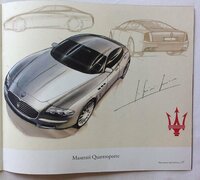 ★[A61125・2003年 マセラティ・クワトロポルテ デビュー ] MASERATI QUATTROPORTE DEBUTTO! Maseratista 08 Special Issue. ★