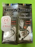 新品 SRIXON GGG-S003ダンロップ　スリクソン　ゴルフグローブ　サイズ26 左2枚