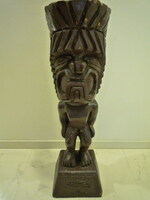 70'ビンテージ　Tiki ユナイテッドエアライン 約79cm ハワイ メネフネ　Menehune hawaii 