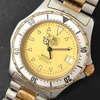 タグホイヤー 2000 プロフェッショナル デイト クォーツ 腕時計 ボーイズサイズ 未稼働品 純正ブレス TAG Heuer
