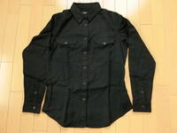 Filson フィルソン Women's 6Oz Drill Chino Shirt M Black　　　長袖