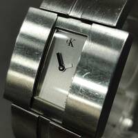 060418　263347　Calvin Klein　カルバンクライン　ディスクレイション K13121　レディース腕時計　シルバー系カラー　稼働品