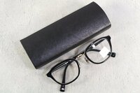 美品 金子眼鏡 KANEKO OPTICAL KM-73 BK 49□22-145 メガネ フレーム ブラック 金属 鯖江 日本製