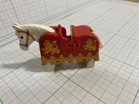 LEGO お城シリーズ　装甲馬　レゴ　ミニフィグ　馬　ライオンナイト　鞍　甲冑　ライオン　ジャンク